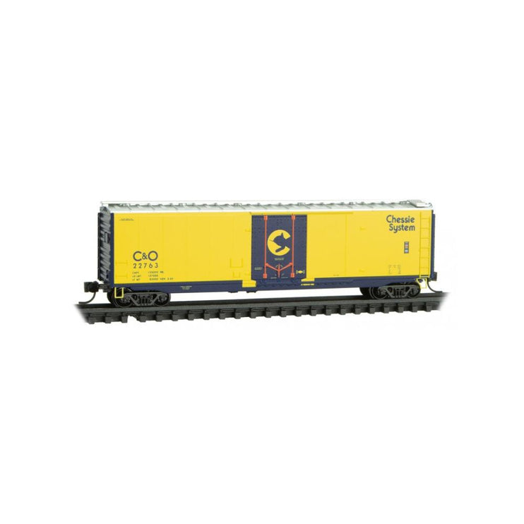 Micro Trains Line N 50' Standard Box Car Chesapeake & Ohio Rd# 22763