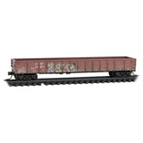 Micro Trains Line N Atchison, Topeka & Santa Fe Rd# 73469, 73477 Weathered 2-pack
