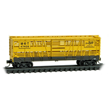 Micro Trains Line N 40' Stock Car Missouri-Kansas-Texas Rd - # 47049 - rel. 5/23