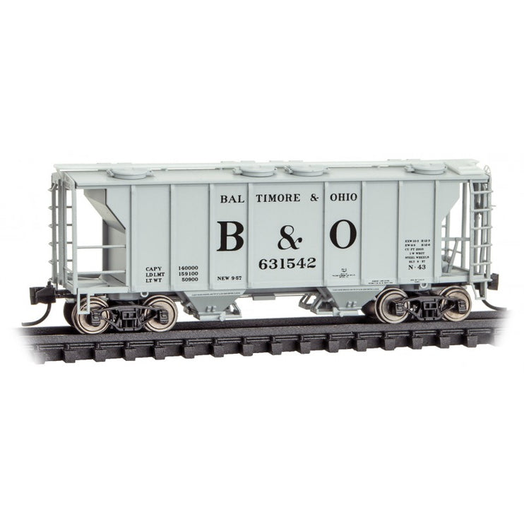 Micro Trains Line N PS-2 hopper Baltimore & Ohio Rd# 631542 - Rel. 5/23