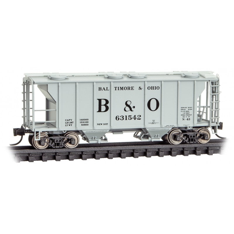 Micro Trains Line N PS-2 hopper Baltimore & Ohio Rd# 631542 - Rel. 5/23