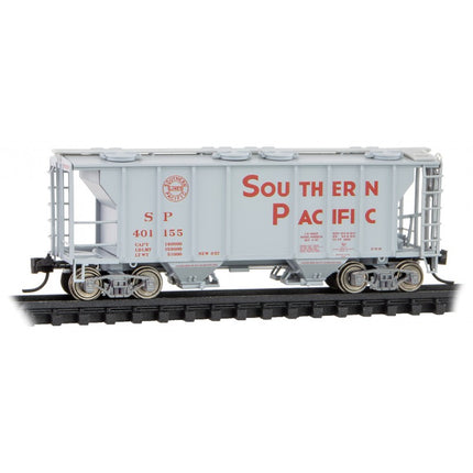 Micro Trains Line N PS-2, 2-Bay Covered Hopper, Southern Pacific Rd# 401155 - Rel. 6/23