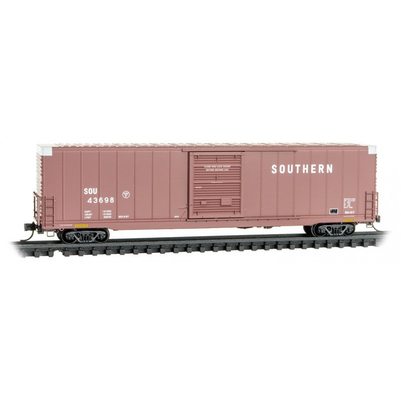 Micro Trains N Scale Southern 7,400 cubic-foot 60’ box car 43698