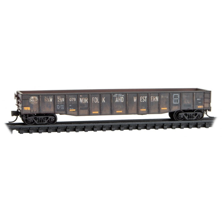 Micro Trains N Scale Norfolk Southern 50 Foot Fixed End Gondola FT #4 NW/ex-NKP Rd# 269079 Rel. 8/23