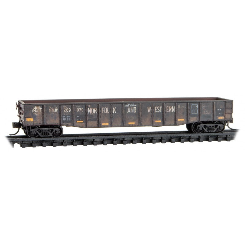 Micro Trains N Scale Norfolk Southern 50 Foot Fixed End Gondola FT #4 NW/ex-NKP Rd# 269079 Rel. 8/23