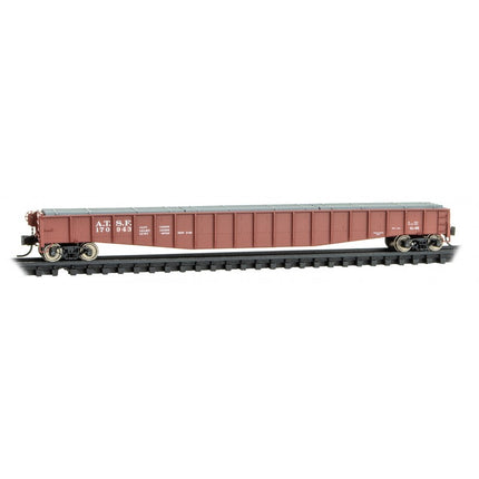 Micro Trains Line N 65' 70 Ton Mill Gondola Atchison, Topeka & Santa Fe RD# ATSF 170943