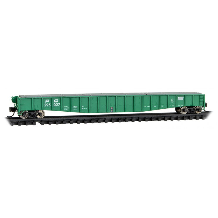 Micro Trains Line N 65' 70 Ton Mill Gondola Penn Central RD# PC 595027