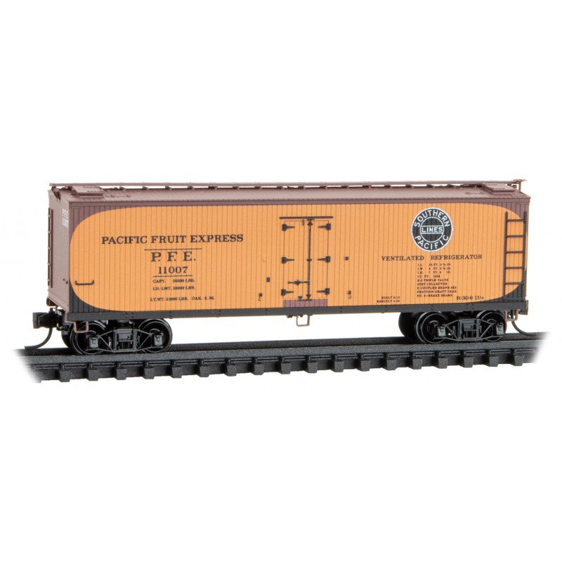 Micro Trains N Scale Pacific Fruit Express Boxcar Rd# 11007 Rel. 11/23