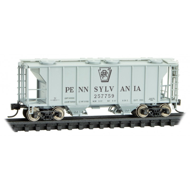 Micro Trains N Scale Pennsylvania PS-2 Covered Hopper  Rd# 257759 Rel. 11/23