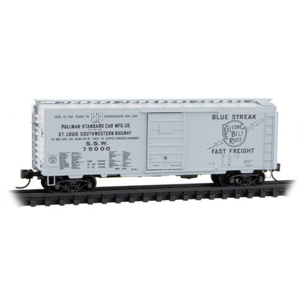 Micro Trains Line N Scale 40' Standard Box Car Single Door St Louis Southwestern 75000