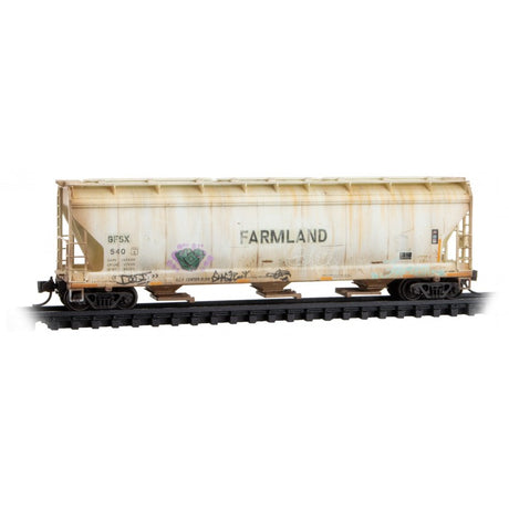 Micro Trains Line N Scale Agribusiness weathered 2 Pack - Foam Family Nest  GFSX 540 & AEX 540, 603