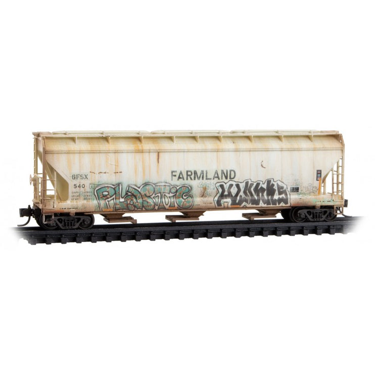 Micro Trains Line N Scale Agribusiness weathered 2 Pack - Foam Family Nest  GFSX 540 & AEX 540, 603