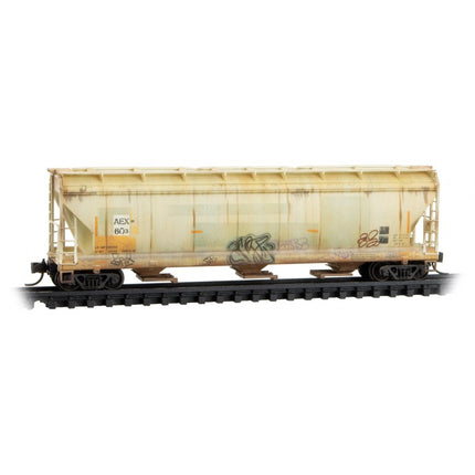 Micro Trains Line N Scale Agribusiness weathered 2 Pack - Foam Family Nest  GFSX 540 & AEX 540, 603