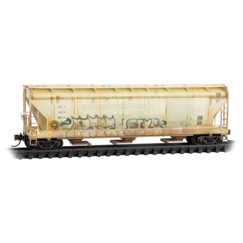 Micro Trains Line N Scale Agribusiness weathered 2 Pack - Foam Family Nest  GFSX 540 & AEX 540, 603