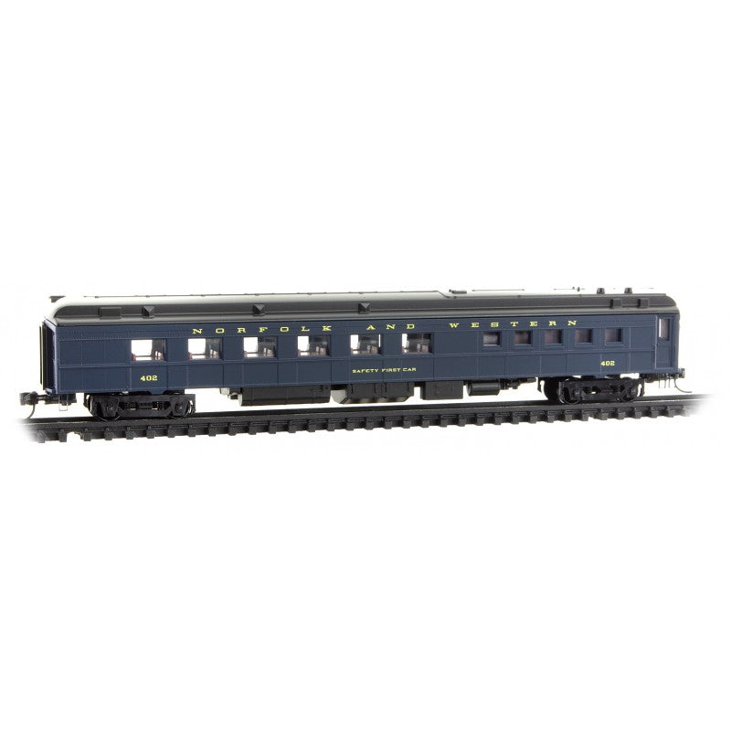 Micro Line Scale Micro Trains Line N Scale 80' Heavyweight Diner Car Norfolk & Western ...