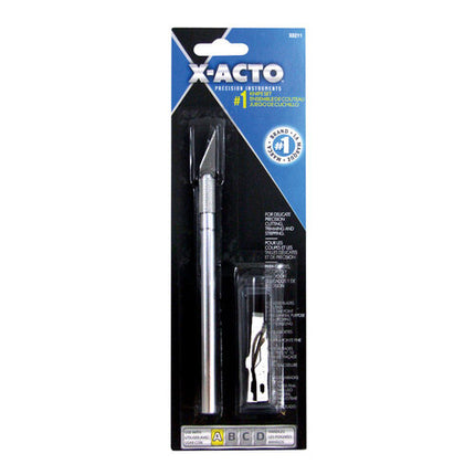 X-Acto #1 Set w/5 Assorted Blades - (2) No.11 Classic fine point, (1) No.10 General purpose, (1) No.16 Scoring and (1) No.17 Light-weight