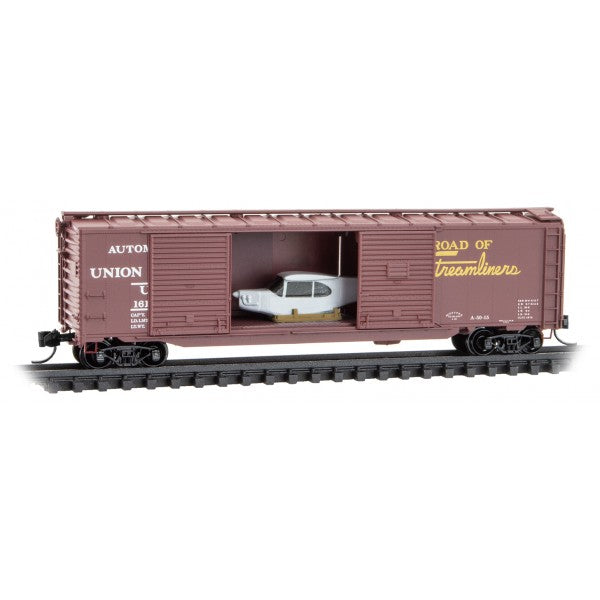 Micro Trains Line N 50' Auto Box Car, Double Side Doors & End Door Union Pacific RD# UP 161109