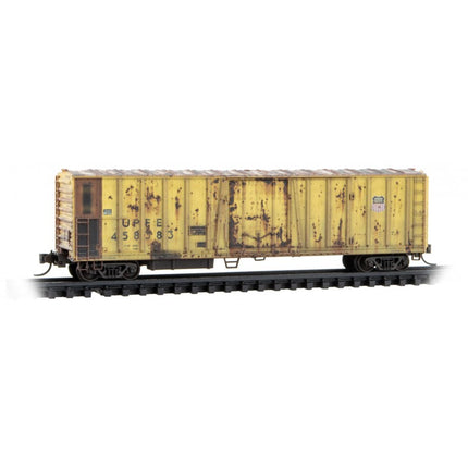 Micro Trains Line N Scale Union Pacific RD# 458383, 358649 Weathered 2-pack Foam Family Nest