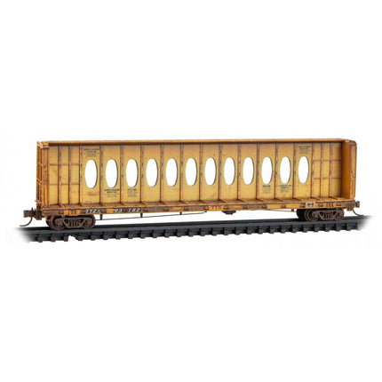 Micro Trains Line N Scale 60' Centerbeam w/ Opera Windows Weathered 3 Pk Jewel Cases RD# TTZX 83776, 83782, 83798