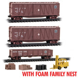 Micro Trains Line N Scale Supply Car Family Foam Nest Southern Pacific RD# SP 2681, 2683, 151391