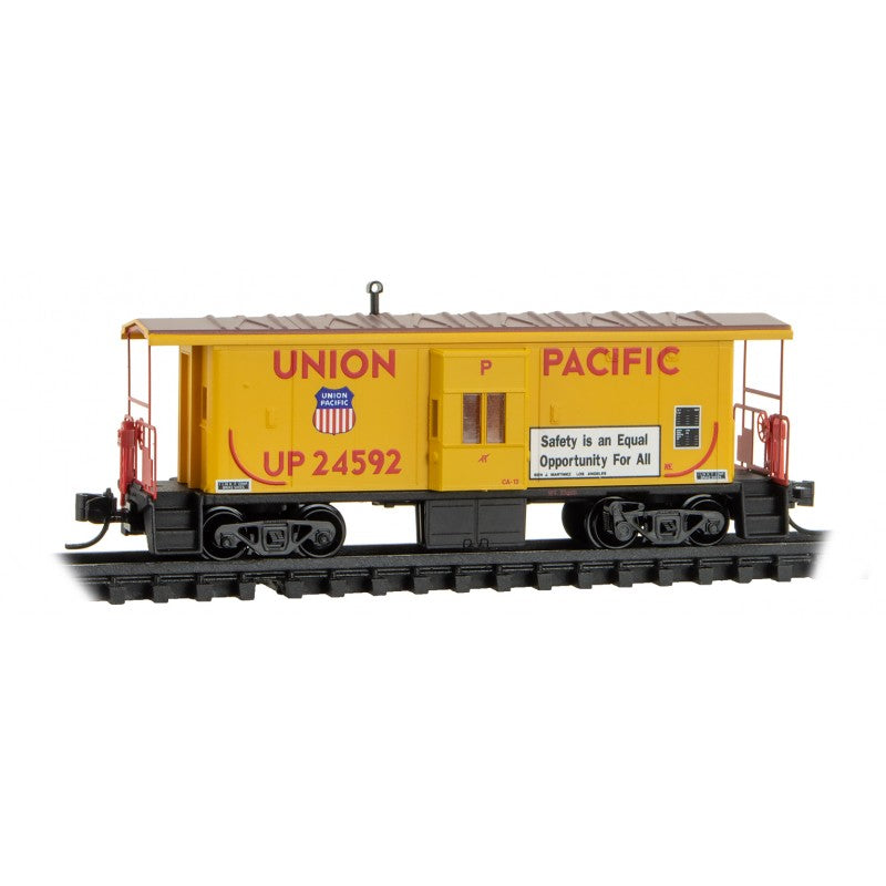 Micro Trains N Scale  31' Bay Window Caboose Union Pacific RD# UP 24592