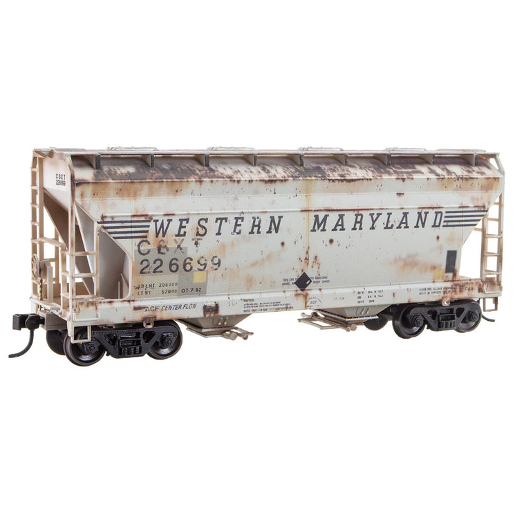 Micro Trains HO Scale CSX/ex-WM weathered Hopper Kit RD# CSXT226699