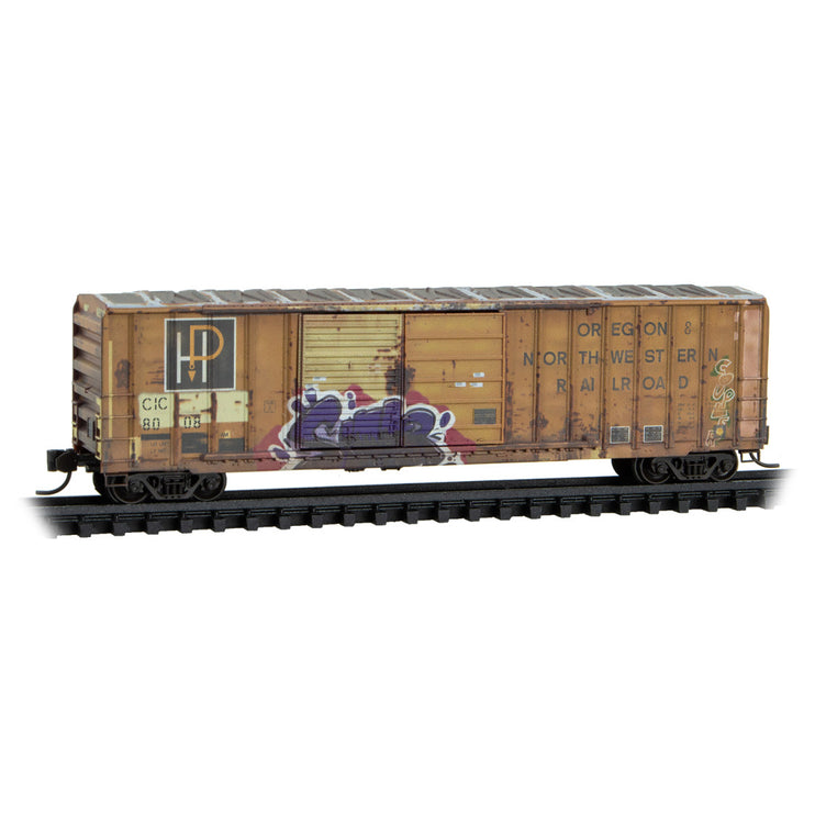 Micro Trains Line N Scale Ex-Per Diem #4 CIC ex-Oregon & Northwestern 50' Boxcar RD# SRN 8008