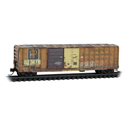 Micro Trains Line N Scale Ex-Per Diem #4 CIC ex-Oregon & Northwestern 50' Boxcar RD# SRN 8008