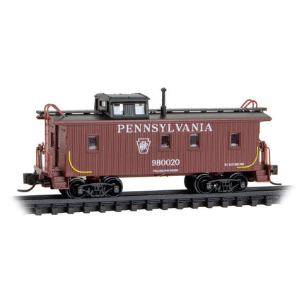 Micro Trains Line N Scale Pennsylvania N6B-class caboose RD# PRR 980020