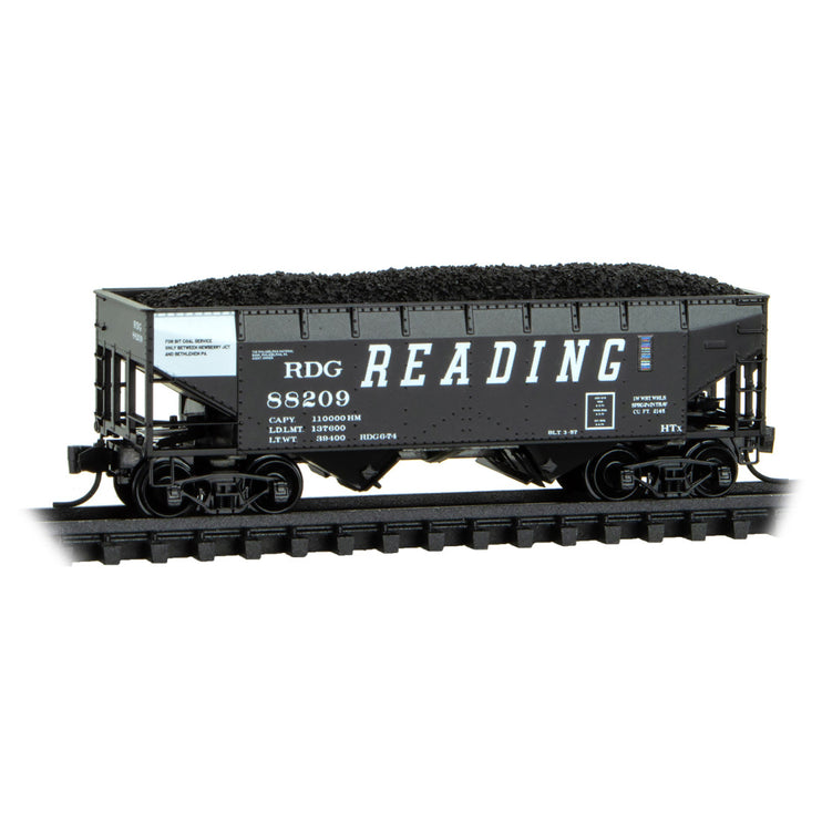 Micro Trains Line N Scale Reading 2-bay coal hopper RD# RDG88209