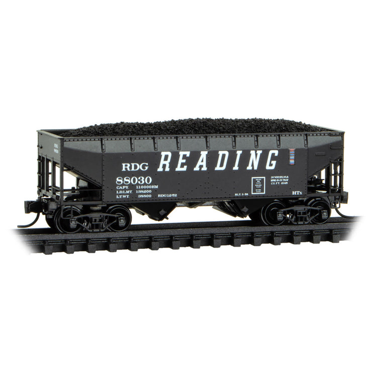 Micro Trains Line N Scale Reading 2-bay coal hopper RD# RDG88030