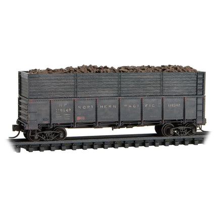 Micro Trains N Scale Northern Pacific weathered 3-pk w/beet load  Foam Family Nest RD# NP 118542, 118551, 118583 (Copy)