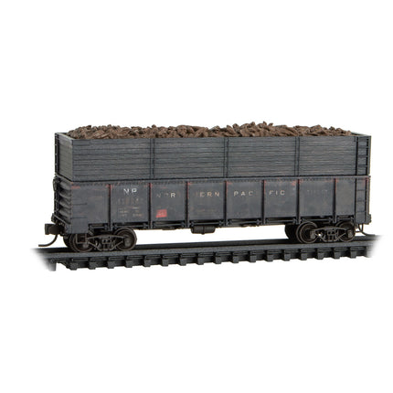 Micro Trains N Scale Northern Pacific weathered 3-pk w/beet load  Foam Family Nest RD# NP 118542, 118551, 118583 (Copy)