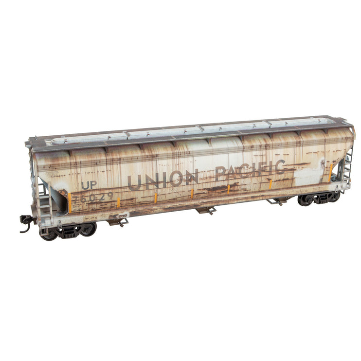 Micro Trains HO Scale Union Pacific Weathered Hopper RD# UP 76029