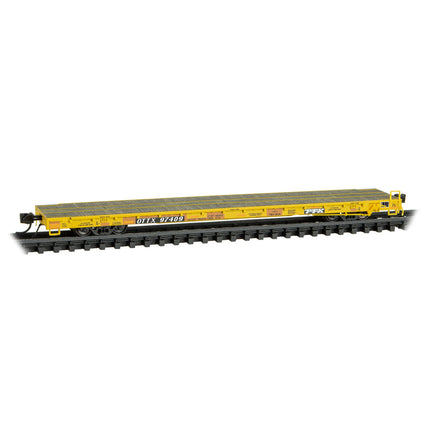 Micro Trains N Scale TTX 60' Wood Deck Modern Flatcar RD# OTTX 97409