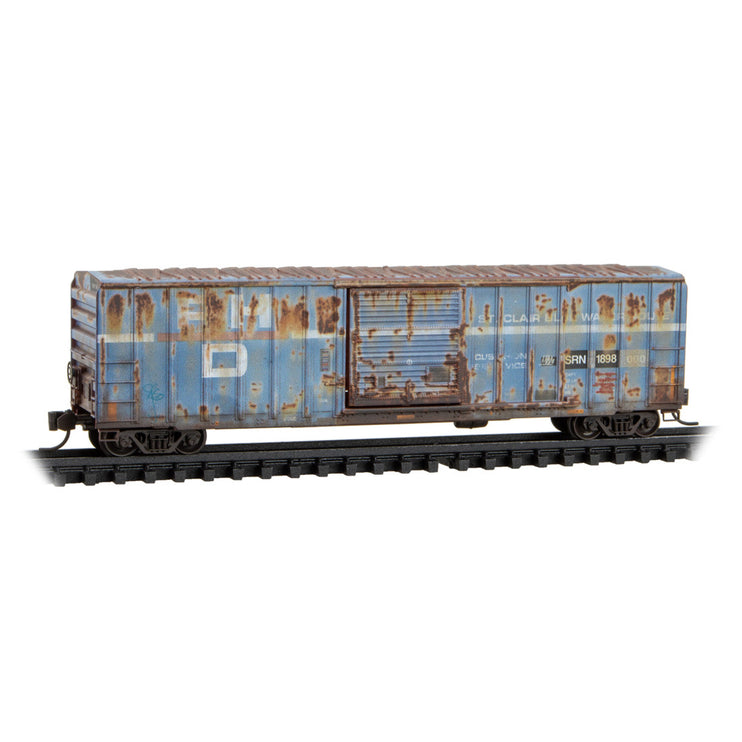 Micro Trains Line N SRN/Ex-Per Diem 50' Rib Side Box Car, Single Door, w/o Roofwalk RD# SRN 1898