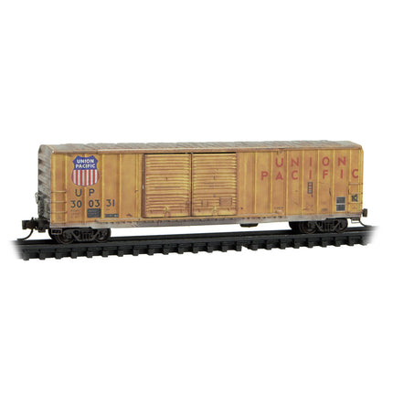 Micro Trains Line N Scale Union Pacific RD# 300331, 300432 Weathered 2-pack Jewel Case