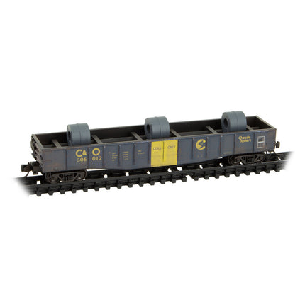 Micro Trains N Scale Chesapeake & Ohio Gondolas  Weathered JEWEL CASES RD# C&O 305005, 305012, 305054