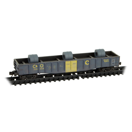 Micro Trains N Scale Chesapeake & Ohio Gondolas  Weathered JEWEL CASES RD# C&O 305005, 305012, 305054