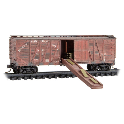 Micro Trains Line N Scale  Northern Pacific 40' Outside Braced Box Car Single Door RD# NP 20315