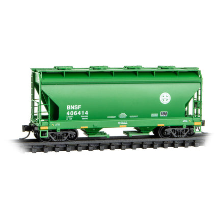 Micro Trains Line N Scale Burlington Northern Santa Fe 2-Bay Covered Hopper RD# BNSF 406414