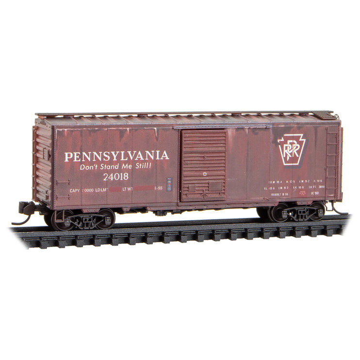 Micro Trains N Pennsylvania Railroad 40' Single Door Box Car RD# PRR 24018 | Fusion Scale Hobbies