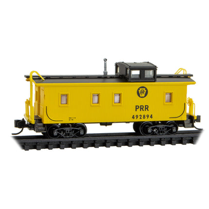 Micro Trains N Scale Pennsylvania 34' Wood Sheathed Caboose RD# PRR 492894 | Fusion Scale Hobbies