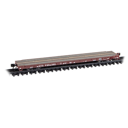 Micro Trains N Scale ATSF 60' Wood Deck Modern Flatcar RD# ATSF 95392 | Fusion Scale Hobbies