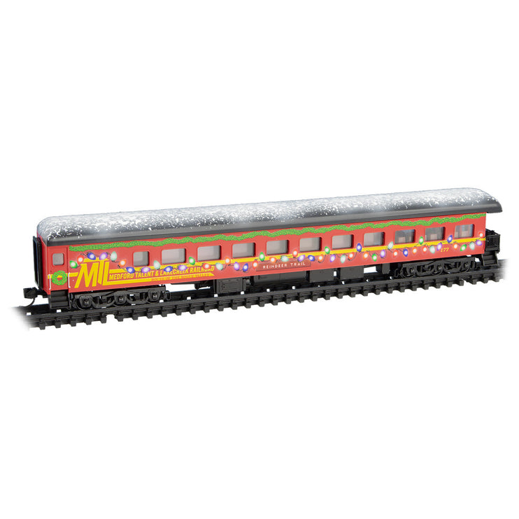 Micro Trains Line N Scale Medford, Talent & Lakecreek Christmas Set 2024 RD# MTL 1975, 158, 169, 199, 177 | Fusion Scale Hobbies