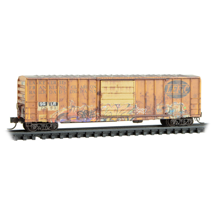 Micro Trains N Seminole Gulf/ex-LEF&C 50' Rib Side Box Car Plug Door w/o Roofwalk RD# SGLR 7253 | Fusion Scale Hobbies