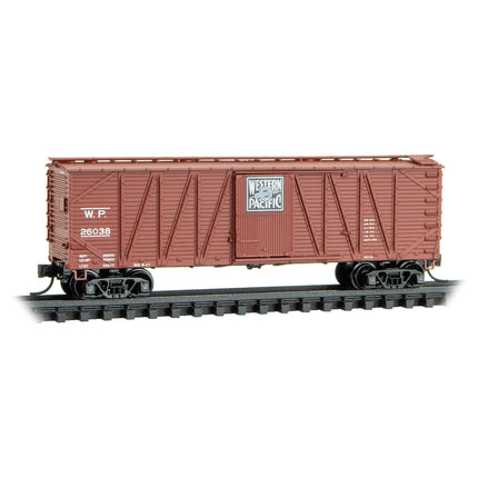 Micro Trains N Western Pacific 40' Outside-Braced Boxcar RD# WP 26038 | Fusion Scale Hobbies