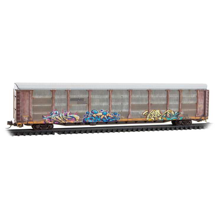 Micro Trains N Norfolk Southern 89' Tri-Level Closed Autorack RD# TTGX 992536 | Fusion Scale Hobbies