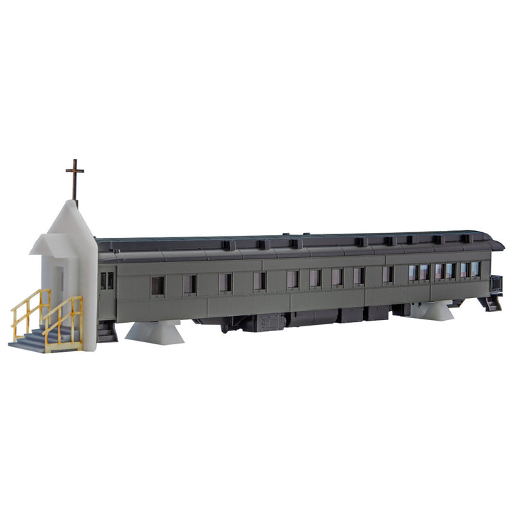 Micro Trains N Chapel Car with Chapel Facade | Fusion Scale Hobbies