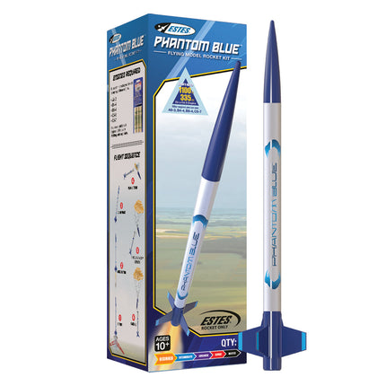 Estes Phantom Blue Rocket  ARF